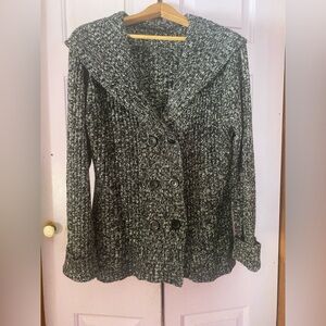 Women's Double Breasted Hooded Cardigan